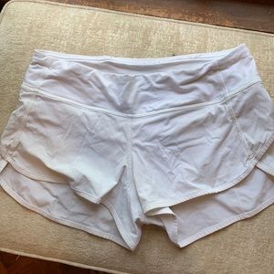 Lululemon white shorts